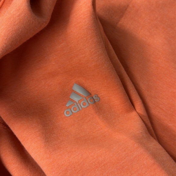 Adidas Golf ADICOLOR CLUB‎ quarter zip size medium salmon sweatshirt Sweater - Picture 4 of 5